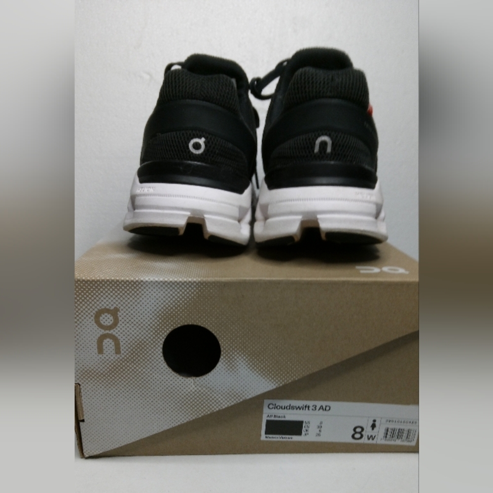 On Running Black and White Sneakers - Picture 2 of 8